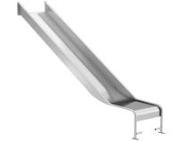 Горка из нержавеющей стали, прямая, открытая, высота 1 500 мм арт. SHPP-1500.481