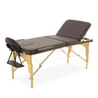 Массажный стол складной деревянный Med-Mos JF-AY01 3-х секционный