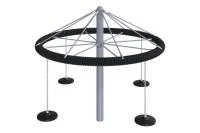 Уличная детская карусель с подвесами Rcreation