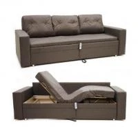 Диван-кровать электрический JEN цвет шоколад (с матрасом)