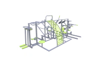 Уличный комплекс для инвалидов «Паратренажерный» Rcreation
