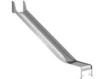 Горка из нержавеющей стали, прямая, открытая, высота 2 000 мм арт. SHPP-2000.461