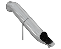 Горка из нержавеющей стали, прямая, закрытая, высота 2000 мм SHTP-2000.765