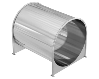 Горка из нержавеющей стали, сквозная, открытая, длина 900 мм Шелби