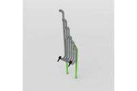 Детский уличный ксилофон "Музыкальные трубы" Rcreation