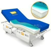 Двухсторонний матрас с вискоэластичной и гелевой поверхностями MET 3D GEL