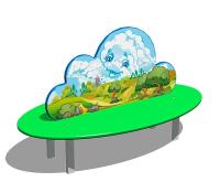 Скамейка детская «Облако» Zion