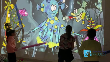 Интерактивная стена "Раскраски" с проектором (Interactive Project) Интерактивная стена "Раскраски" с проектором (Interactive Project)