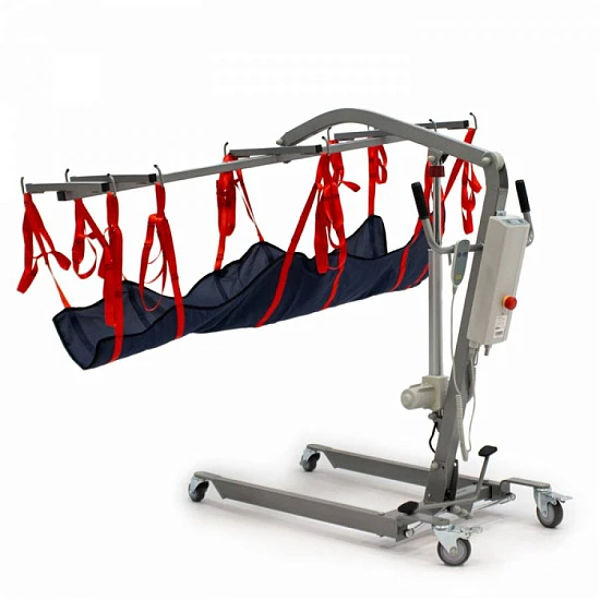 Электрический подъемник MET LU-210 с траверсой для перемещения больных в положении лежа