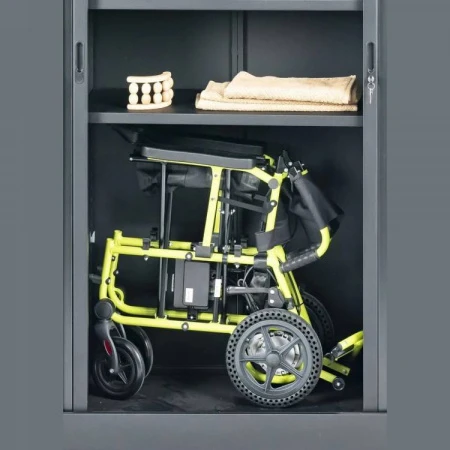 Суперлегкая электроколяска MET Compact 15 с пультом ДУ для сопровождающих лиц