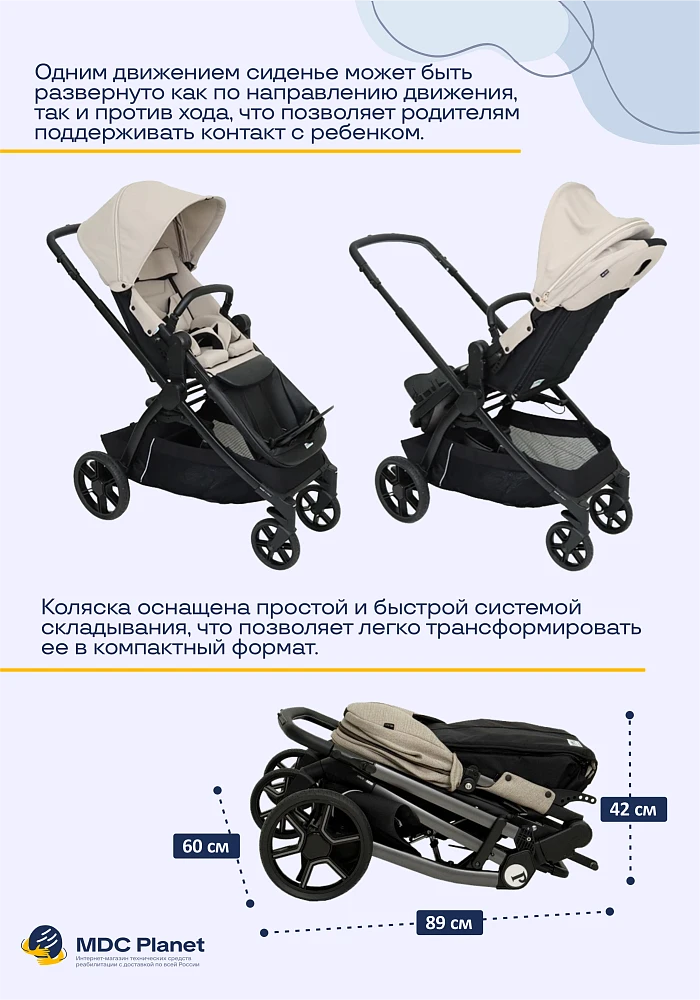 Детская прогулочная коляска ДЦП Fumagalli PLIKO (комплектация YPSI)