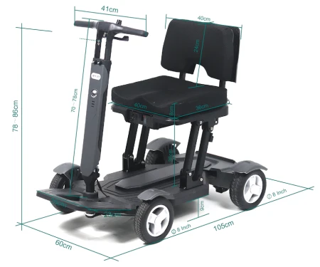 Трицикл GreenCamel Кольт MIJO MA01 (24V 2x6Ah 250W) 4WS поворот