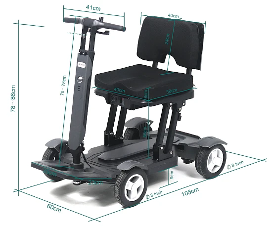 Трицикл GreenCamel Кольт MIJO MA01 (24V 2x6Ah 250W) 4WS поворот