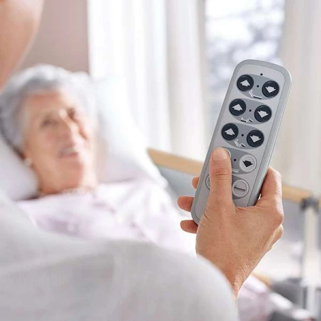 Кровать медицинская электрическая функциональная деревянная с матрасом Stiegelmeyer LIBRA