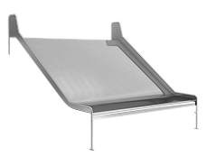 Горка из нержавеющей стали, прямая, высота 1500 мм Шелби