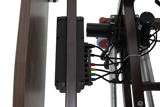 Кровать электрическая Med-Mos DB-11А (МЕ-5228Н-04) ЛДСП Венге с боковым переворачиванием, туалетным устройством и функцией «кардиокресло»