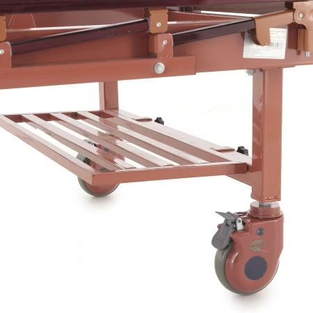 Кровать механическая Мед-Мос Е-8 (MM-2024Н-00) (2 функции) ЛДСП с полкой и обеденным столиком