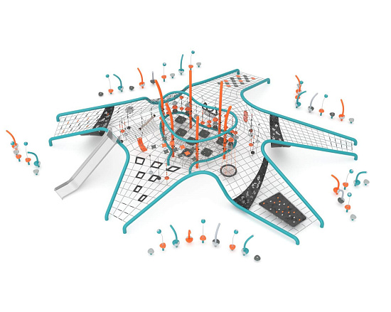 Игровой канатный комплекс Шелби арт. SHR-01.04