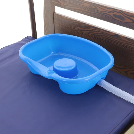 Кровать механическая Med-Mos YG-6 (ММ-2624Н-06/2124Н-04) ЛДСП с туалетным устройством и судном с крышкой, функцией «кардиокресло», в комплекте с матрасом