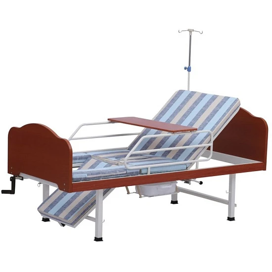 Медицинская кровать с туалетным устройством и функцией кардио-кресло B-4L