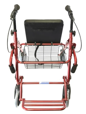 Ходунки-каталка на четырех колесах с подножкой LY-582, серия Optimal-Kappa