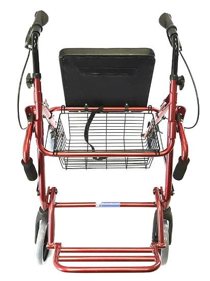 Ходунки-каталка на четырех колесах с подножкой LY-582, серия Optimal-Kappa