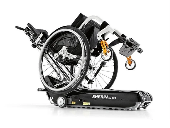 Лестничный подъемник для инвалидов наклонного перемещения (гусеничный) K.S.P. Sherpa N 902