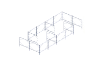 Уличный тренажер «Лабиринт Зиг-Заг» для пожилых Rcreation