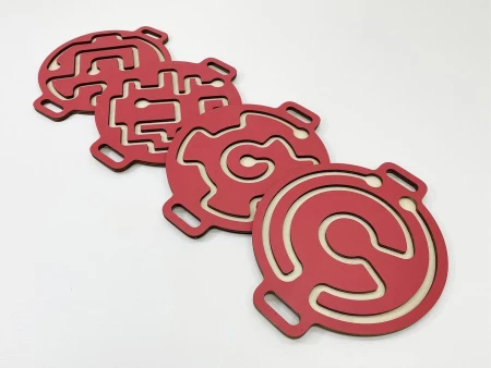 Набор комплектов из 4-х ручных балансиров и 2-х платформ для детей «Балу» АЛМА