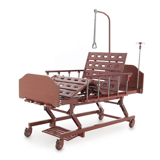 Кровать механическая Med-Mos E-31 (ММ-3024Н-00) (3 функции) с растоматом и полкой