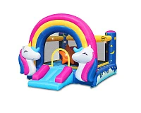 Интерактивный надувной батут с горкой 