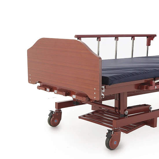 Кровать механическая Med-Mos E-31 (ММ-3024Н-00) (3 функции) с растоматом и полкой
