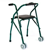 Ходунки-опоры на 2-х колесах с сидением Мега-Оптим Fs 914 L