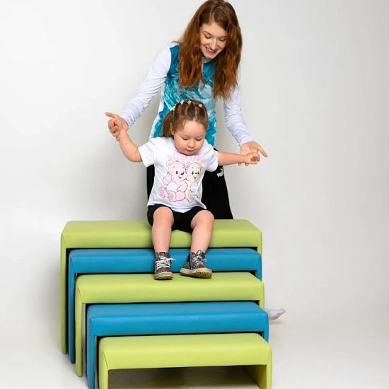 Ступени для занятий ЛФК ( скамьи отдельно стоящие)