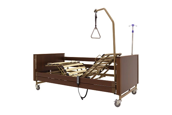 Кровать электрическая Med-Mos YG-1 5 функций (КЕ-4024М-11) коричневый