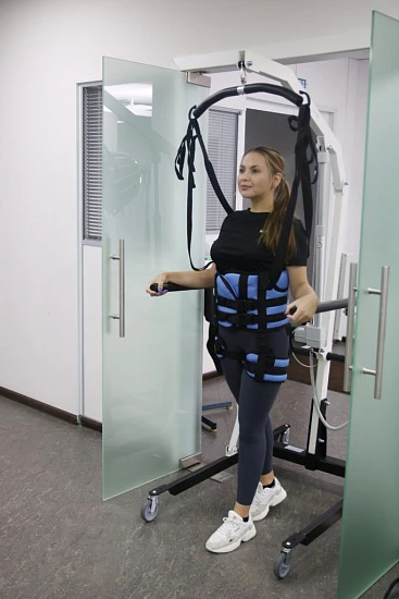 Подвес реабилитационный для вертикализации пациента. Модель “Орторент М (Мобильный)”