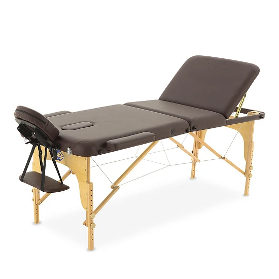 Массажный стол складной деревянный Med-Mos JF-AY01 3-х секционный