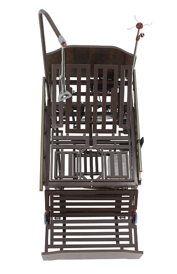 Кровать электрическая Med-Mos DB-11А (МЕ-5228Н-04) ЛДСП Венге с боковым переворачиванием, туалетным устройством и функцией «кардиокресло»