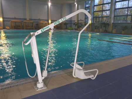 Подъемник для бассейна Енисей ИПБ-170Э (с электроприводом LINAK и аккумулятором)