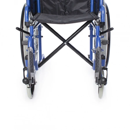 Кресло-коляска инвалидная стандартная комнатная/прогулочная складная LY-250 BL
