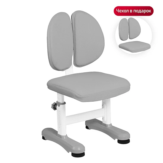 Растущий стул Anatomica Ergo Duos серый