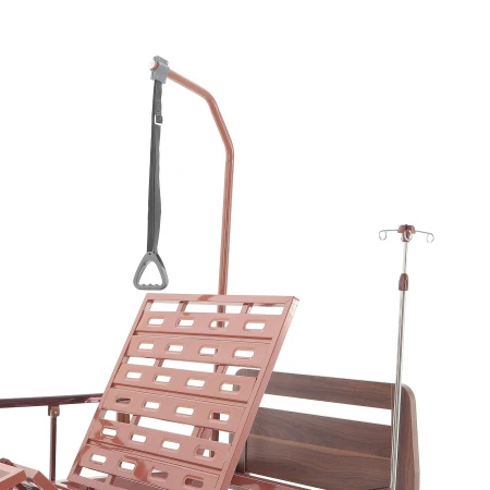 Кровать механическая Мед-Мос Е-8 (MM-2024Н-00) (2 функции) ЛДСП с полкой и обеденным столиком