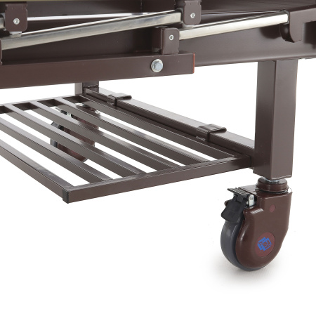 Кровать механическая Мед-Мос Е-8 (MM-2024Н-02) (2 функции) ЛДСП с полкой и обеденным столиком