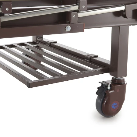 Кровать механическая Мед-Мос Е-8 (MM-2024Н-02) (2 функции) ЛДСП с полкой и обеденным столиком