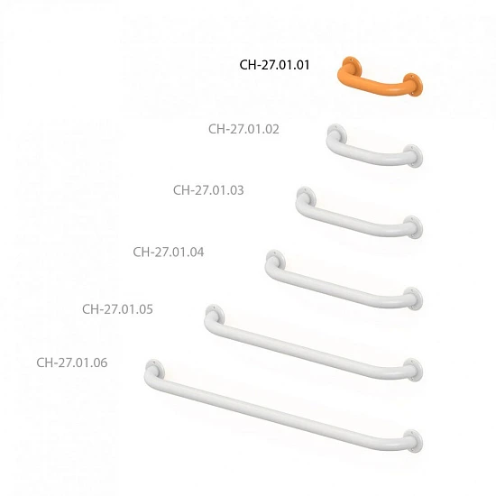 Поручни для ванной прямые Конмет Холдинг Сн-27.01.01