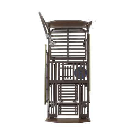 Кровать механическая Med-Mos YG-6 (ММ-2124Н-12) ЛДСП с туалетным устройством и судном с крышкой, функцией «кардиокресло», в комплекте с матрасом