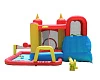 Надувной батут и водная горка «Супер скольжение»