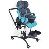 Кресло-коляска инвалидная для детей с ДЦП HOGGI BINGO Evolution на домашней Х образной раме