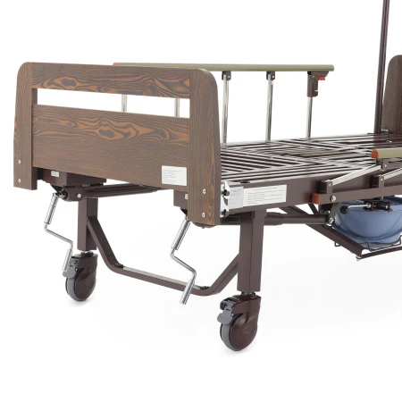 Кровать механическая Med-Mos YG-5 (РМ-5624Н-05) ЛДСП с боковым переворачиванием, туалетным устройством и функцией «кардиокресло»