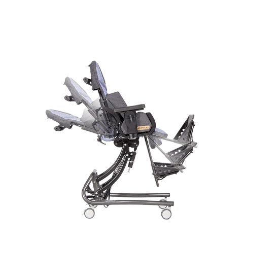 Кресло-коляска комнатная для детей с ДЦП Patron Froggo на домашней раме хай лоу 